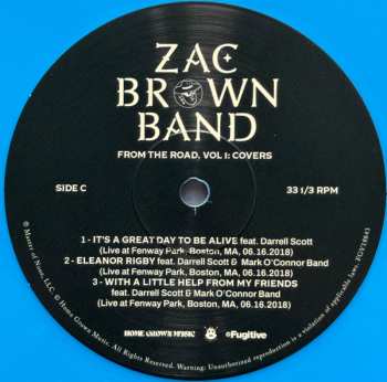 2LP Zac Brown Band: From The Road, Vol 1: Covers CLR