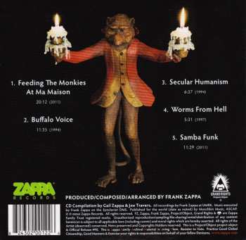 CD Frank Zappa: Feeding The Monkies At Ma Maison