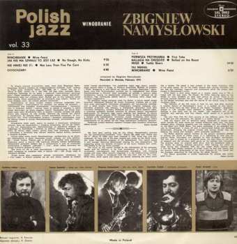 LP Zbigniew Namysłowski: Winobranie