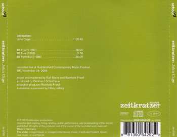 CD Zeitkratzer: Old School:  John Cage