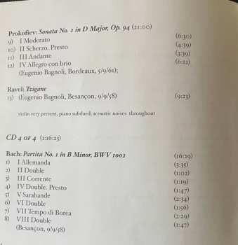 4CD/Caja Ludwig van Beethoven: Violin Concertos And A Treasury Of Chamber Works All Previoulsy Unissued