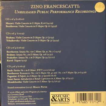 4CD/Caja Ludwig van Beethoven: Violin Concertos And A Treasury Of Chamber Works All Previoulsy Unissued