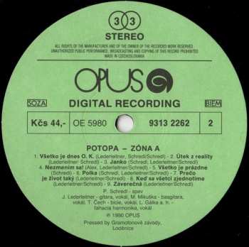 LP Zóna A: Potopa