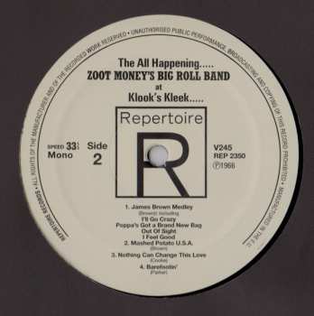 LP Zoot Money's Big Roll Band: Zoot! LTD