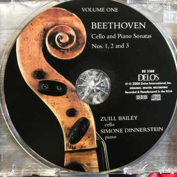 CD Ludwig van Beethoven: Beethoven: Cello & Piano Sonatas - Volume One