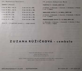 4LP Zuzana Růžičková: Cembalo V Hudbě (16.-18. Století) (4xLP + BOOKLET)