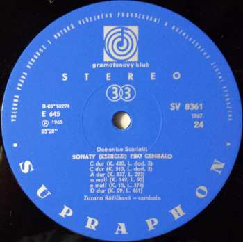 4LP Zuzana Růžičková: Cembalo V Hudbě (16.-18. Století) (4xLP + BOOKLET)