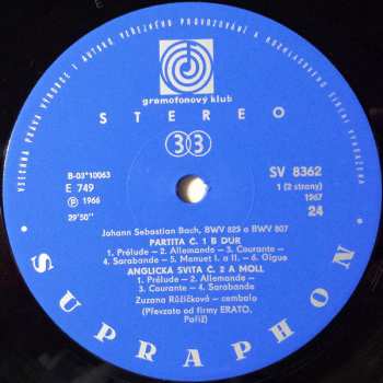 4LP Zuzana Růžičková: Cembalo V Hudbě (16.-18. Století) (4xLP + BOOKLET)