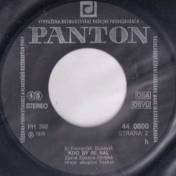 SP Zuzana Stirská: Ve Čtvrt Na Pět Pod Orlojem / Kdo By Se Bál