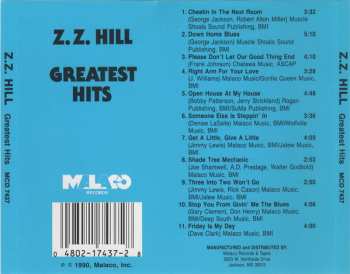CD Z.z. Hill: Greatest Hits