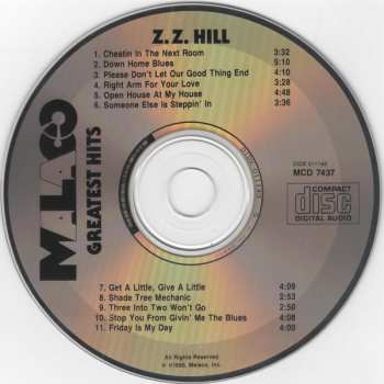 CD Z.z. Hill: Greatest Hits